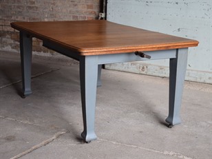 Edwardian Painted Oak Table 