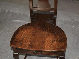 Edwardian Oak Valet Chair ZX2348